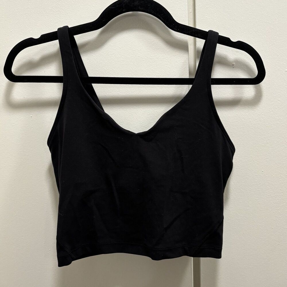 Lululemon Women’s Sz 6 Black Align Tank Top Workout Athletic Exercise